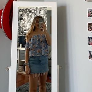 off the shoulder american eagle blouse